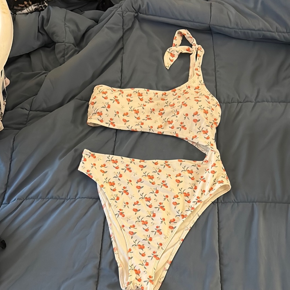 Peach Print Women’s One Piece Swimsuit